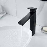 Смеситель для раковины Rose R18H R1811H-1 Черный матовый — фото 3, Смесители для раковины