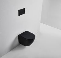 Унитаз Bond F01-108 подвесной Черный с сиденьем Микролифт — фото 14, Унитазы