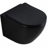 Унитаз Bond F01-108 подвесной Черный с сиденьем Микролифт — фото 15, Унитазы