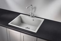 Granula-, кухонная мойка, кварц арт-6001, СЛАНЕЦ — фото 2, Кухонные мойки