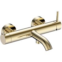 Смеситель для ванны AQUAme Siena AQM6212BG Шлифованное золото — фото 1, Для душа и ванны