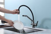 Смеситель для кухни Raglo R80.62.09 Графит матовый Черный — фото 6, Смесители для кухни