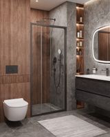 Душевая дверь CEZARES MOLVENO-BF-3-100-C-GM-IV — фото 1, Раздвижные душевые двери