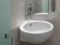 Раковина Hatria You and Me 46 R Y0H701 угловая Белая — фото 4, Раковины