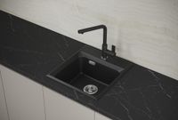 Товар: Мойка кухонная Point Мисти 46 черный - фото 5 Мойка кухонная Point Мисти 46 черный — фото 5, Кухонные мойки