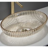 Раковина-чаша CeramaLux 51 GL49-CP Шампань — фото 1, Раковины