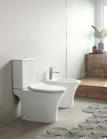 Унитаз компакт Azario Fretta Round AZ-1217+AZ-1216 с бачком и сиденьем Микролифт — фото 11, Напольные унитазы