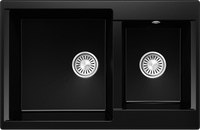 Кухонная мойка Polygran BRIG-772 (№316 Космос) — фото 1, Кухонные мойки