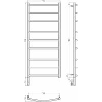 Товар: Электрический полотенцесушитель Сунержа Галант 3.0 1200x500 L 31-5800-1250 Черный матовый - фото 3 Электрический полотенцесушитель Сунержа Галант 3.0 1200x500 L 31-5800-1250 Черный матовый — фото 3, Электрические полотенцесушители