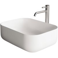 Раковина-чаша Alice Unica 50 32190109 Белая матовая — фото 1, Раковины накладные