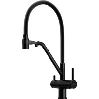 Смеситель для кухни Sancos Dora SC4003MB Черный матовый — фото 1, Смесители для кухни