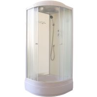 Душевая кабина Parly Bianco BM101 100х100 7856 без гидромассажа — фото 1, Душевые кабины