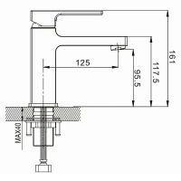 Товар: Смеситель для раковины Rose R10 R1001-1 Хром - фото 7 Смеситель для раковины Rose R10 R1001-1 Хром — фото 7, Смесители для раковины