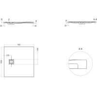 Товар: Душевой поддон из искусственного камня Salini Oasi 90x90 120321M Белый матовый - фото 2 Душевой поддон из искусственного камня Salini Oasi 90x90 120321M Белый матовый — фото 2, Душевые поддоны из искусственного камня