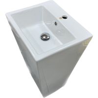 Товар: Раковина Laguraty 44 883B Белая - фото 3 Раковина Laguraty 44 883B Белая — фото 3, Раковины напольные