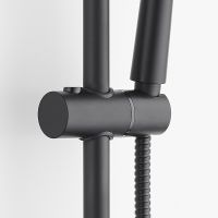 Держатель ручного душа Bond Черный матовый арт-BSH2288 — фото 5, Держатели для душа