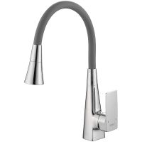 Смеситель для кухни Haiba HB73823 Хром Серый Смеситель для кухни Haiba HB73823 Хром Серый