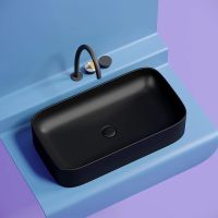 Раковина-чаша Ceramicanova Element 71 CN6054MB Черная матовая — фото 20, Раковины накладные