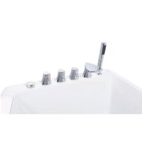 Акриловая ванна Orans 120x170 R 65109r0 с гидромассажем — фото 4, Ванны