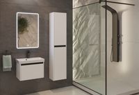 Товар: Тумба Luxury, 55 см, подвесная, 1 ящик, белый матовый - фото 4 Тумба Luxury, 55 см, подвесная, 1 ящик, белый матовый — фото 4, Тумбы под раковину