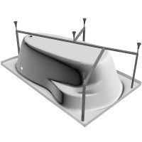 Акриловая ванна Relisan Zoya 140x90 R Гл000001248 без гидромассажа — фото 4, Акриловые ванны