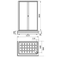Товар: Душевой уголок Radomir Верчелли 120x80 L 1-03-6-1-0-0120 профиль Черный стекло прозрачное - фото 2 Душевой уголок Radomir Верчелли 120x80 L 1-03-6-1-0-0120 профиль Черный стекло прозрачное — фото 2, Душевые уголки