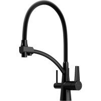 Смеситель для кухни Sancos Eri SC4001MB Черный матовый — фото 1, Смесители для кухни