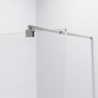 Душевая перегородка Niagara Eco NG-531-70 (70х190) хром,стекло прозрачное,1 место — фото 4, Душевые перегородки