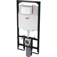 Инсталляция Alcaplast Sadromodul Slim AM1101/1200 для унитаза со смывным бачком без клавиши смыва — фото 1, Инсталляции для унитазов