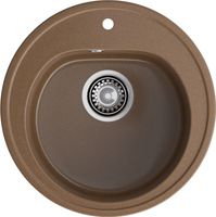 GRANFEST Мойка RONDO 510 1-чаша D-508мм терракот арт.GF- — фото 2, Кухонные мойки