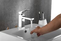 Товар: Смеситель для раковины Rose R10 R1001-1 Хром - фото 5 Смеситель для раковины Rose R10 R1001-1 Хром — фото 5, Смесители для раковины