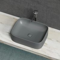 Раковина-чаша Ceramicanova Element 51 CN6052MDH Темный антрацит матовый — фото 16, Раковины накладные