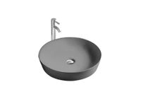 Раковина накладная для установки на столешницу AQUATEK ЕВРОПА AQ5558-MG 415*415*135, матовый серый — фото 1, Раковины накладные