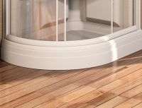 Душевая кабина Radomir Гранд 123x93 R 1-05-1-2-0-1160 профиль Белый стекло прозрачное — фото 4, Душевые кабины