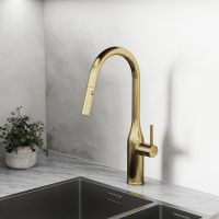 Смеситель для кухни Sancos Grand SC4002BG Золото брашированное — фото 2, Смесители для кухни