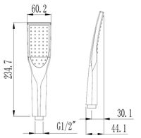 Ручной душ ESKO SSP751Q Хром — фото 3, Лейки для душа