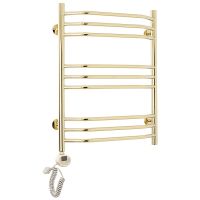 Электрический полотенцесушитель Domoterm Лаура П9 500x700EL Золото — фото 3, Электрические полотенцесушители