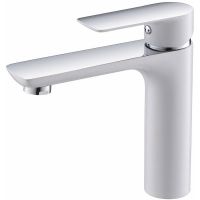 Смеситель для раковины Orans K-1035 W 1035kw0 Хром Белый — фото 1, Смесители для раковины