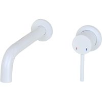 Смеситель для раковины Bronze de Luxe Scandi 14511W Белый глянцевый — фото 1, Смесители для раковины