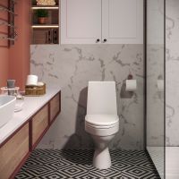 Унитаз компакт Aringa Сиена AR01005WH с бачком и сиденьем Микролифт — фото 2, Напольные унитазы