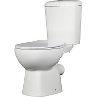 Унитаз компакт Iberica Blanca Munia IB.MUN.121.1B1 с бачком и сиденьем Микролифт — фото 1, Унитазы