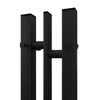 Полотенцесушитель электрический Point Фрея PN20718B П2 100x800 диммер слева, черный — фото 5, Электрические полотенцесушители