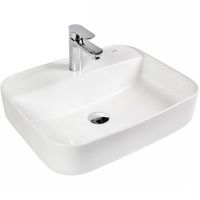 Товар: Раковина Bond 50 Белая глянцевая арт-S13-500 - фото 7 Раковина Bond 50 Белая глянцевая арт-S13-500 — фото 7, Раковины накладные