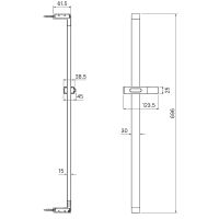 Душевая штанга Iddis Slide SLI70CLi17 Хром — фото 3, Штанги для душа