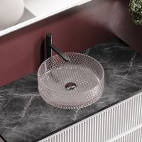 Раковина-чаша Ceramicanova Cristal 36 CN6061 Розовая — фото 4, Раковины накладные