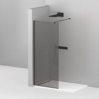 Душевая перегородка CEZARES LIBERTA-L-1-100-120-GR-NERO — фото 2, Душевые перегородки