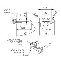 Товар: Смеситель для раковины Remer X-Style Inox SSX15P Нержавеющая сталь - фото 2 Смеситель для раковины Remer X-Style Inox SSX15P Нержавеющая сталь — фото 2, Смесители для раковины