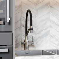 Смеситель для кухни Sancos Orta SC4008BN Никель брашированный Черный — фото 3, Смесители для кухни