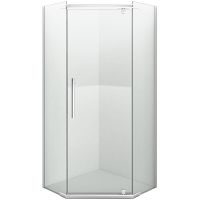 Душевой уголок Erlit Comfort 90х90 ER10109V-C1 профиль Хром стекло прозрачное — фото 1, Душевые уголки трапеция