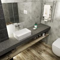 Товар: Раковина-чаша Point Аврора 38 PN43102 Белая - фото 5 Раковина-чаша Point Аврора 38 PN43102 Белая — фото 5, Раковины